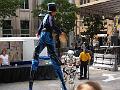 Street Robot and stilt walker 2